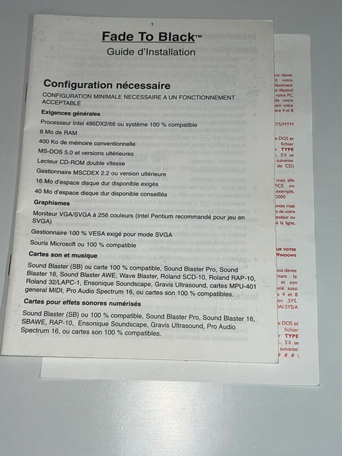 Fade To Black - Jeu PC Edition Bigbox Complet VF Microsoft - photo numéro 5