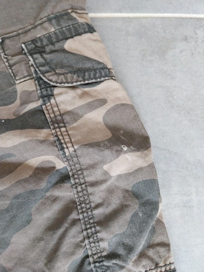 Short en jean militaire Npo junior 16 ans en très bon état - photo numéro 4