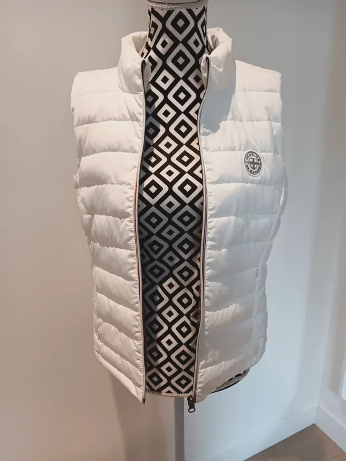 Manteau doudoune matelassé sans manches - photo numéro 2