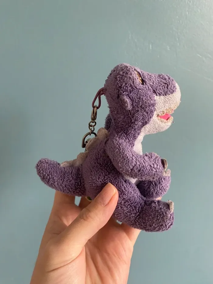 Porte clef peluche petit pied le petit dinosaure et la vallée des merveilles - photo numéro 2
