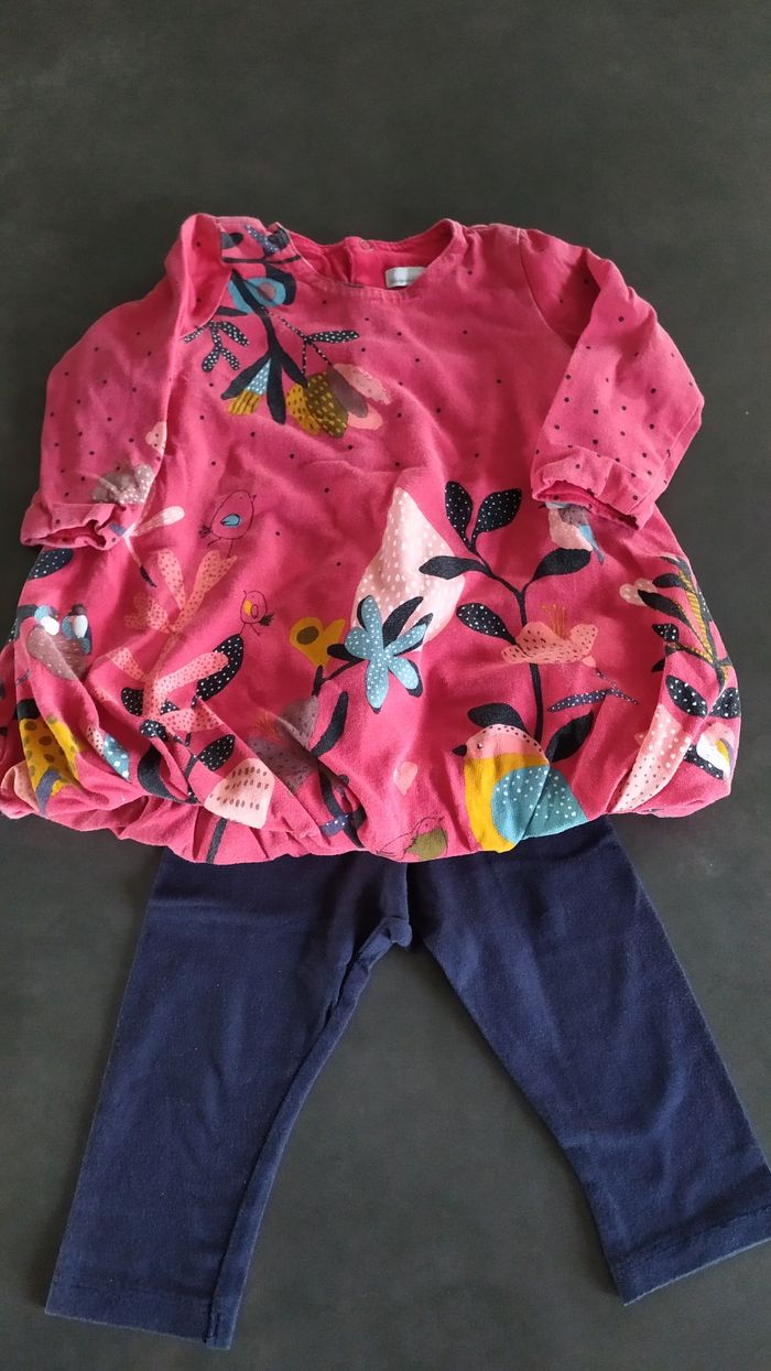 Robe molletonnée et legging