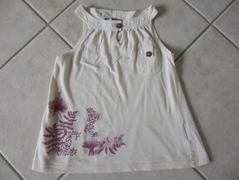 Débardeur fille Vynil Fraise - 8 ans