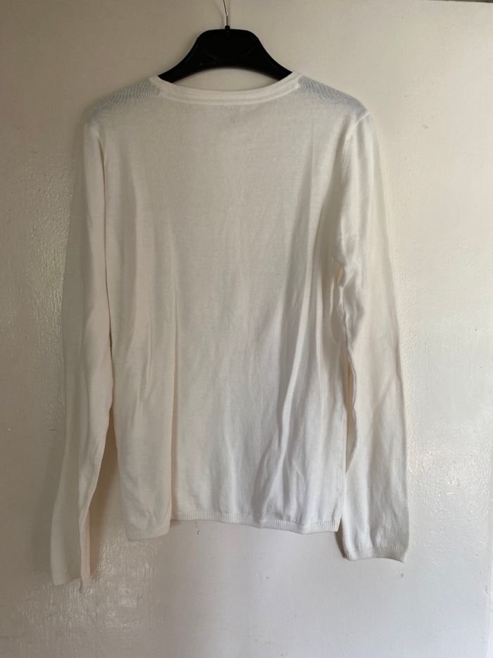 Gilet blanc pour fille. Taille 12 ans. KIABI - photo numéro 2