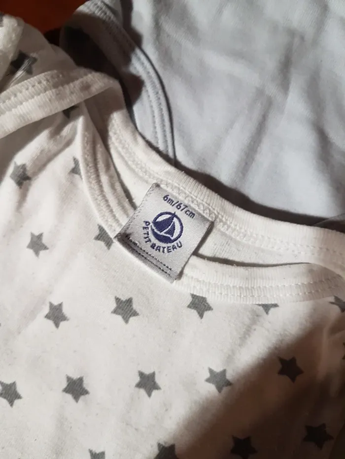 Bodies garçons  petit bateau  6 mois - photo numéro 4