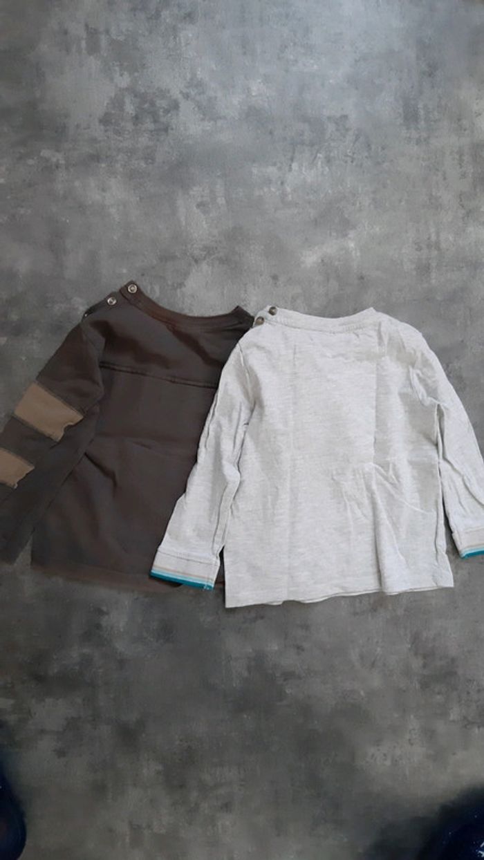 2 t-shirts manches longues garçon - photo numéro 4