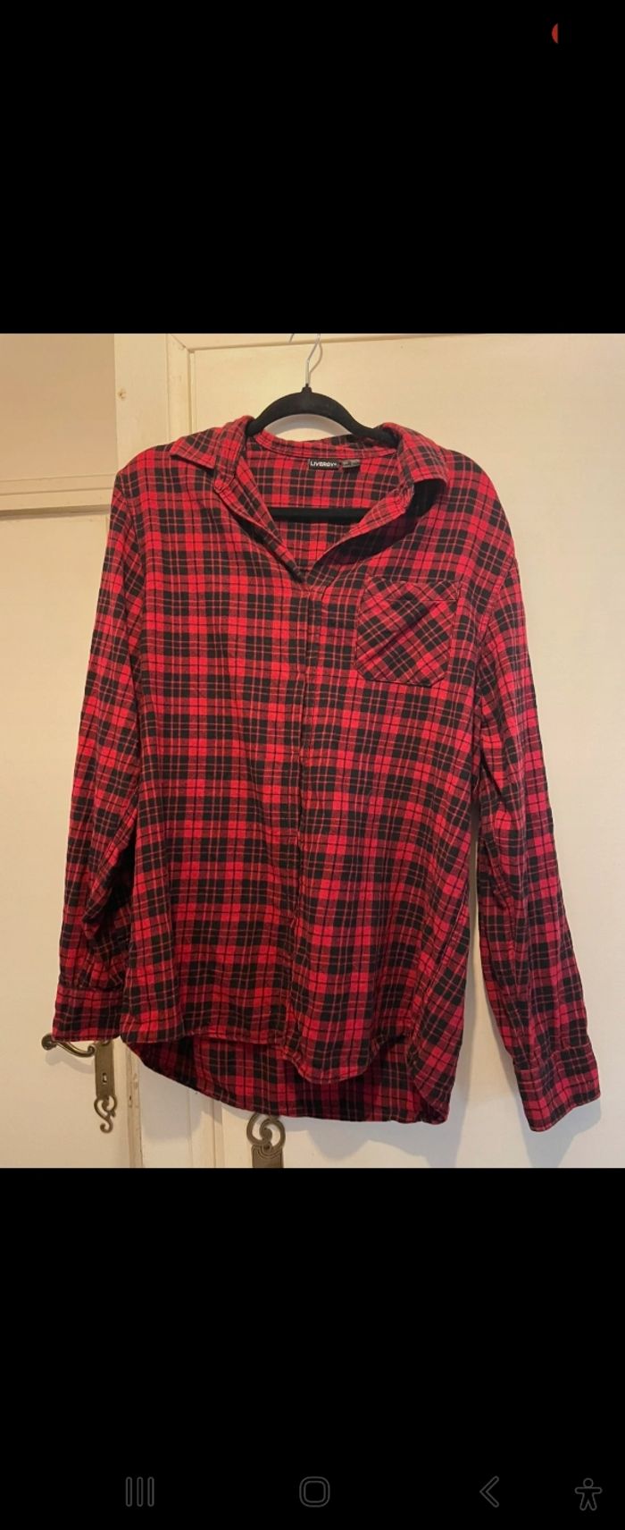 Chemise a carreaux homme