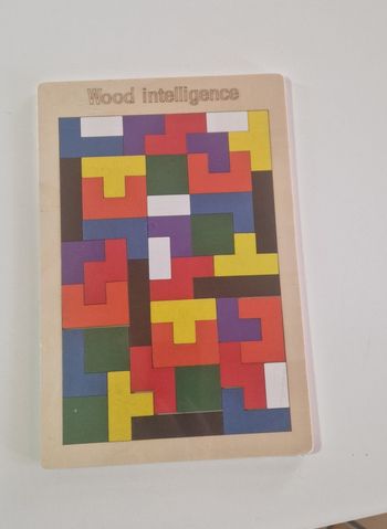 Jeu de tétris en bois