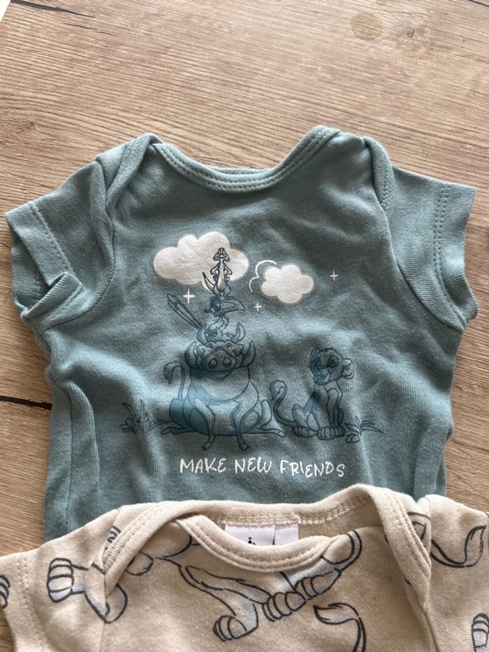 Lot de 4 bodies MC 3 mois - photo numéro 2