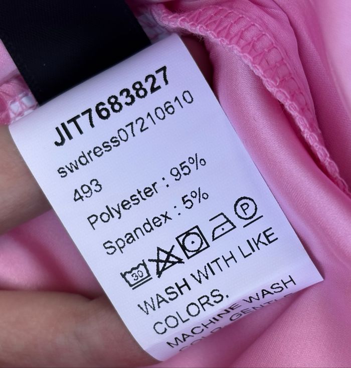 👗 Robe rose moulante satinée à fines bretelles Taille 36 – Shein - photo numéro 8