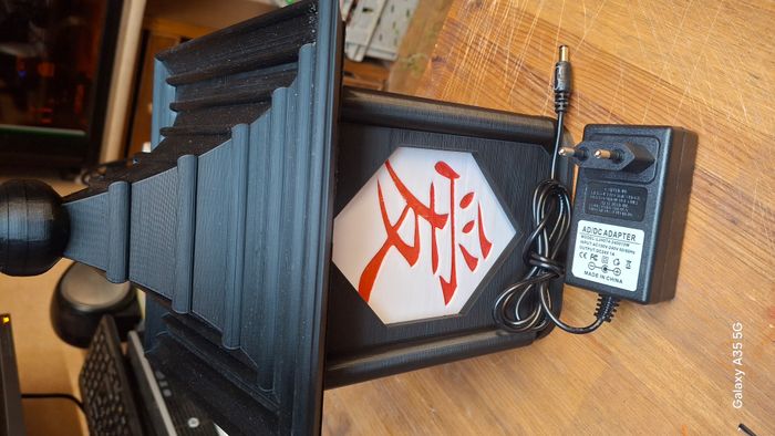 Superbe lampe japonaise imprimée en 3D - photo numéro 8