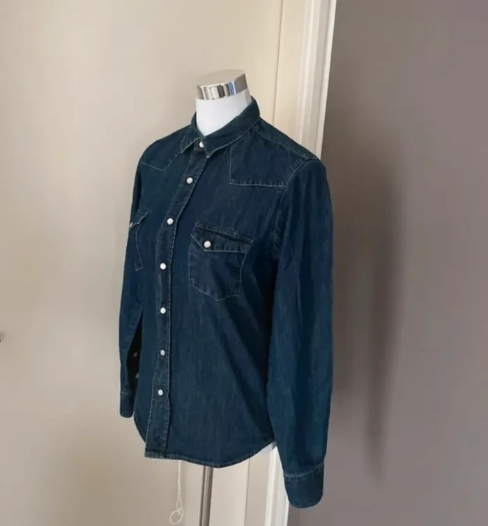 The Kooples chemise en jeans femme taille Xs/34 - photo numéro 3