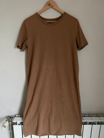 Robe pull marron