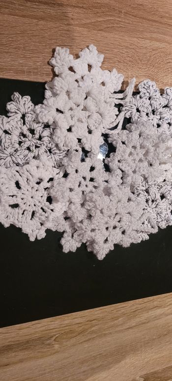 ❄️ Flocon de neige au crochet – fait main ❄️