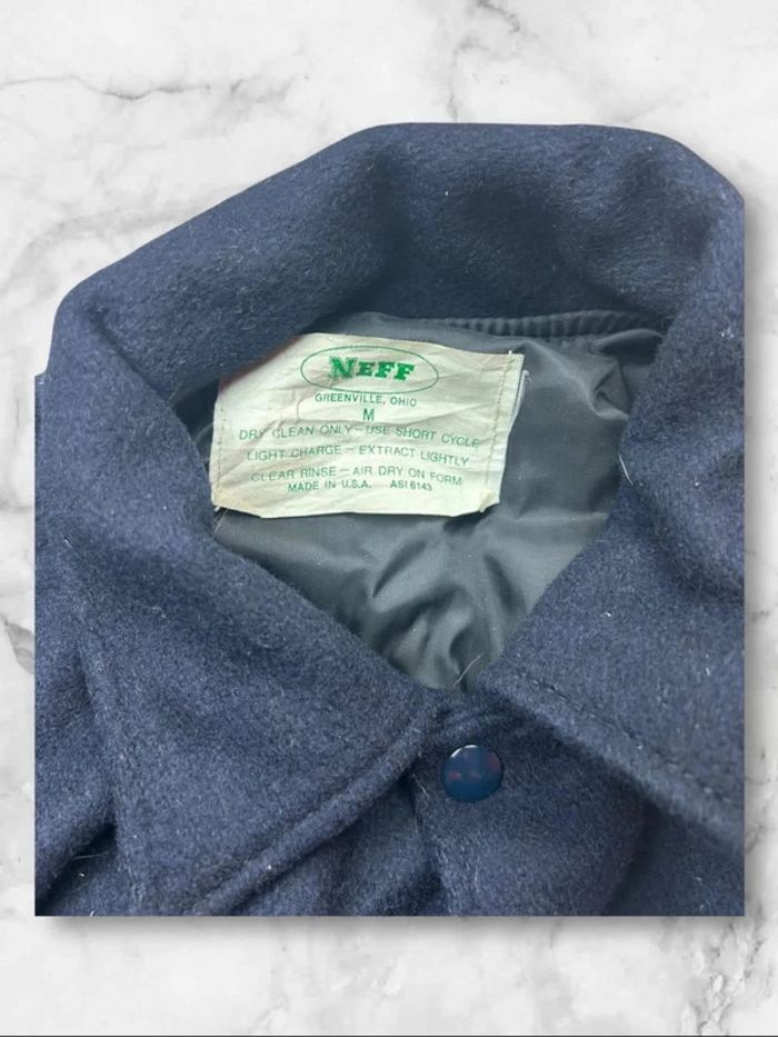 Veste Letterman Vintage NEFF “N Tennis” Made in USA - Taille M - photo numéro 3