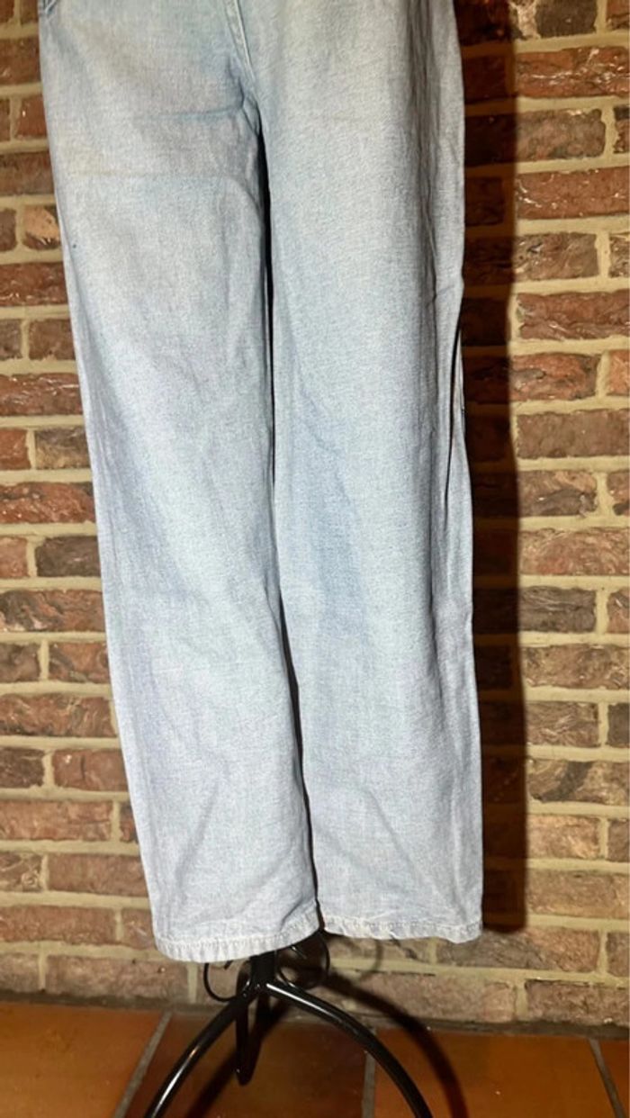 Jeans Taille Haute bleu bicolore Shein Taille XS /34 - photo numéro 10