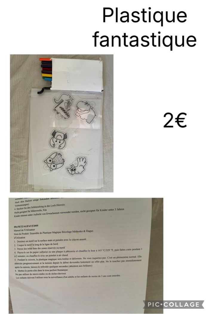 Jeux de loisirs créatifs