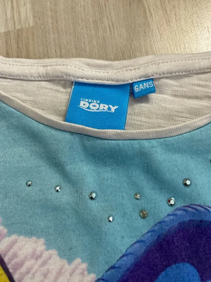 T-shirt à manches courtes Dory taille 6 ans - photo numéro 2
