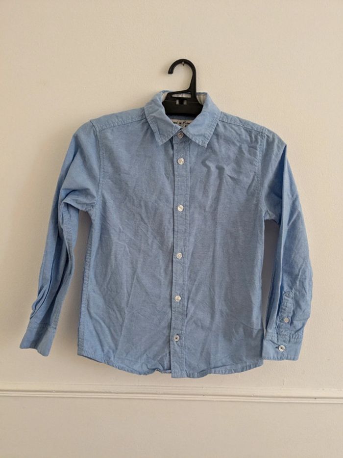 Chemise bleue 8 ans