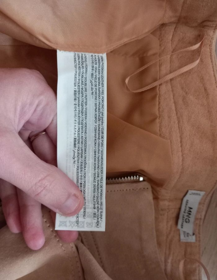 Jupe courte en cuir (T.XS) - photo numéro 4