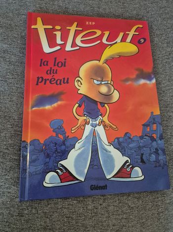 BD titre Titeuf tome 9 la loi du préau