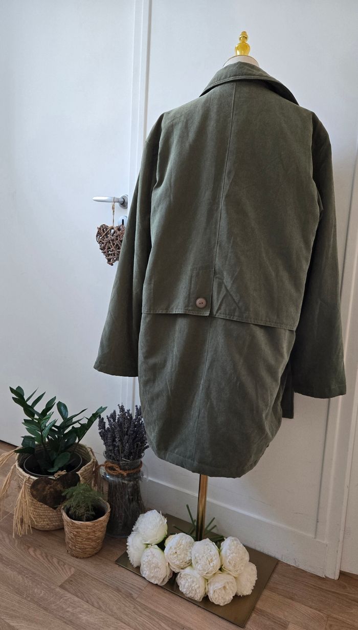 Manteau/Caban kaki Didadi taille 46 - photo numéro 4
