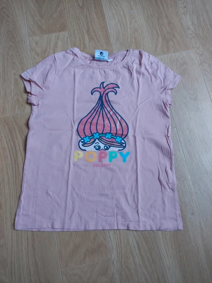 T Shirt Poppy Les Trolls