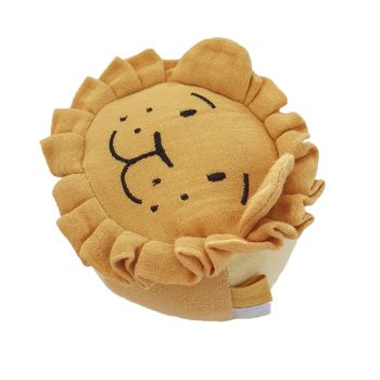Balle hochet douce lion ocre coton bio - dès la naissance- Summerville Organic neuf
