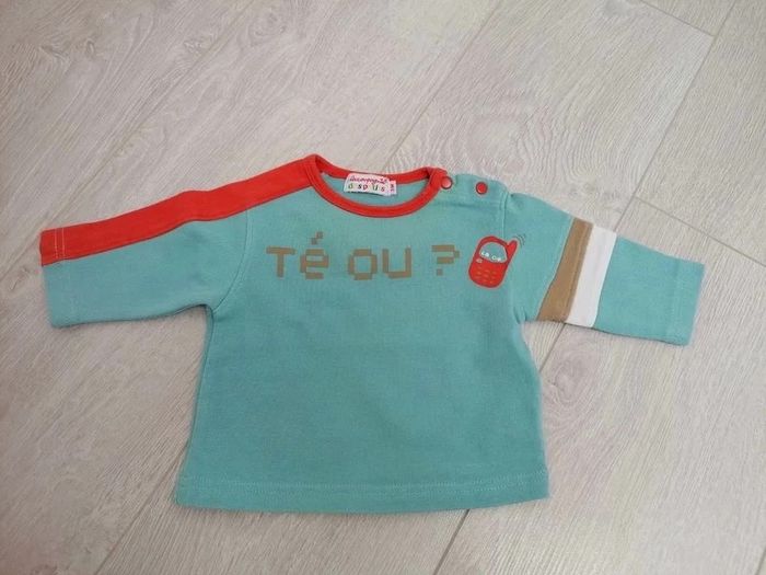 Lot de 2 Hauts La Compagnie des petits 3 mois - photo numéro 2