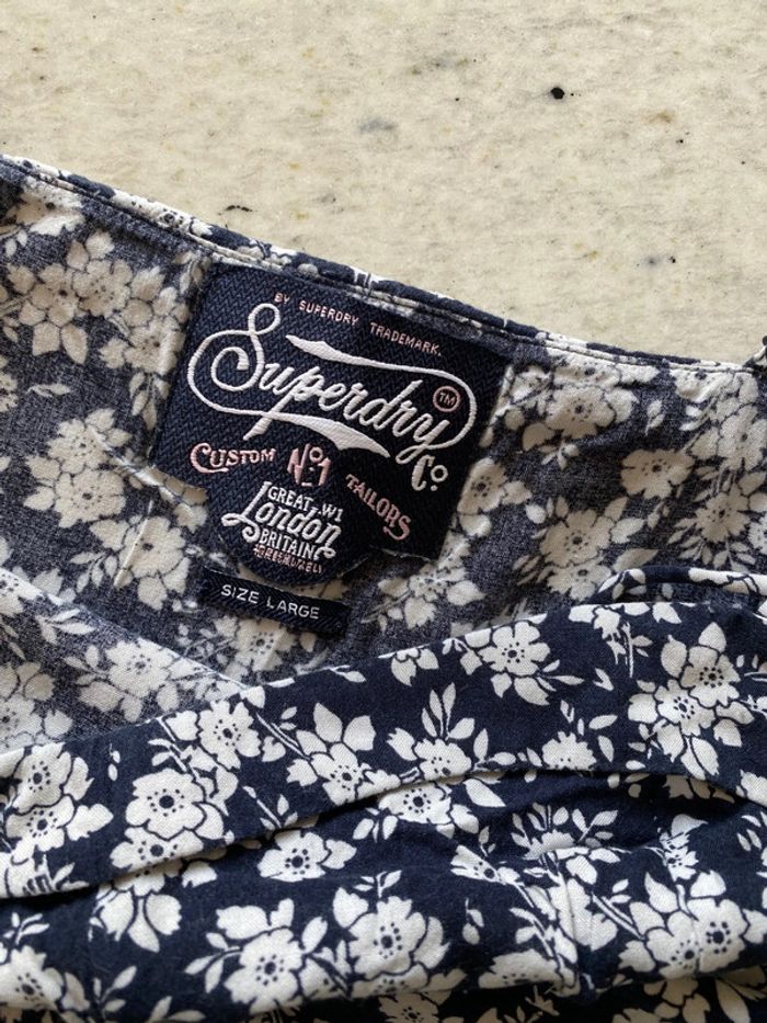 Combi short à fleurs style rétro Superdry L - photo numéro 11