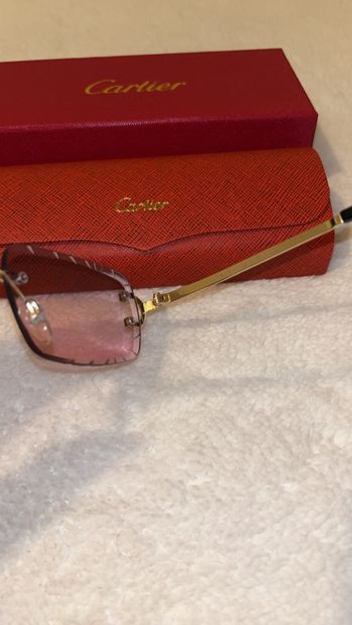 Cartier carré rose - photo numéro 4