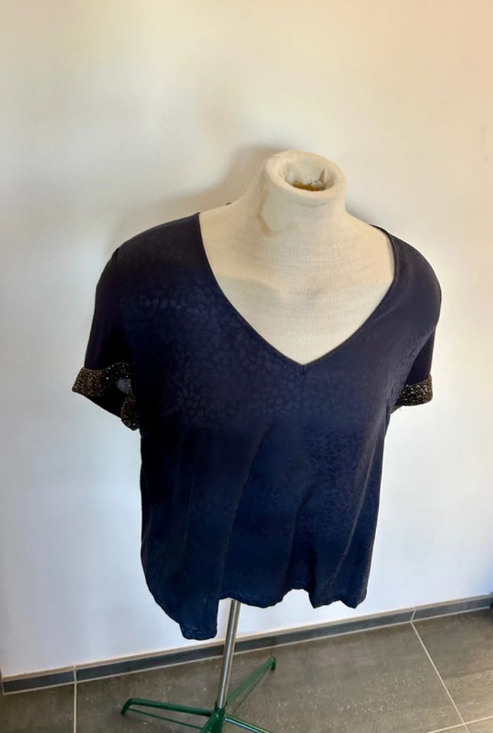 Magnifique blouse bleue Charlise 38 - photo numéro 2