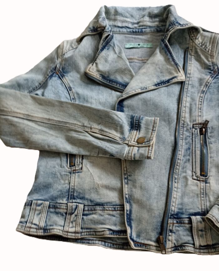 Veste Jean Cache Cache "Dream Collection" Style Motard Chic - photo numéro 2