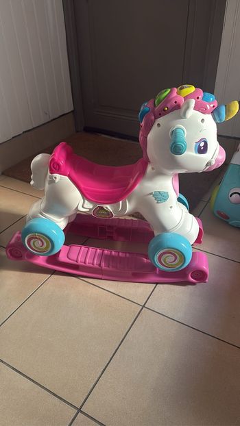 Trotteur bascule licorne