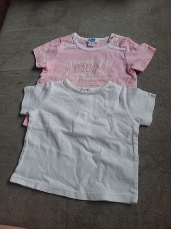 Lot de 2 t-shirt manches courte