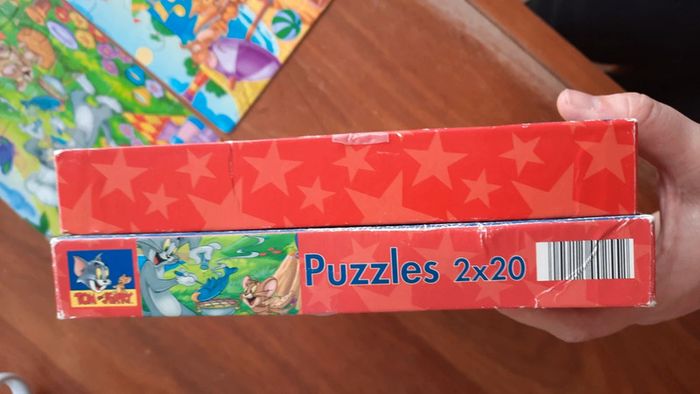 Puzzle tom et Jerry 2 fois 20 pieces - photo numéro 2