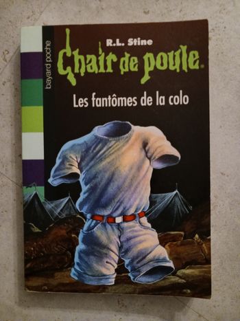 livre chair de poule Les fantomes de la colo
