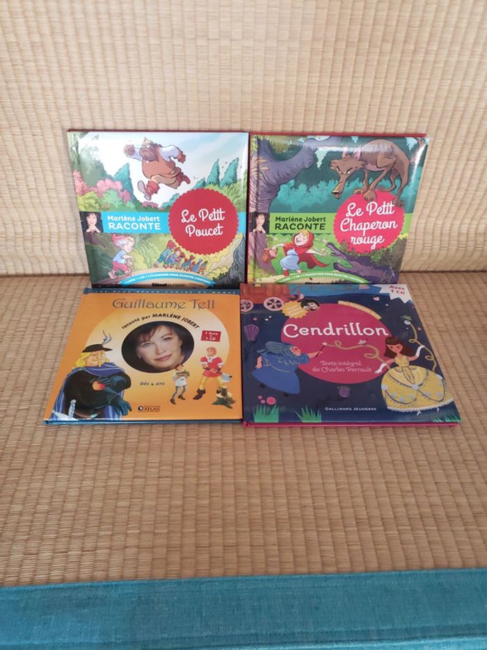 Lot de 4 livres CD