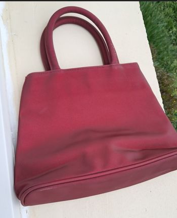 Sac à main, bordeaux moiré, élégant avec ses reflets