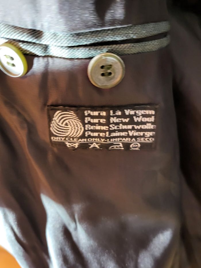 Veste de costume homme vert - photo numéro 2