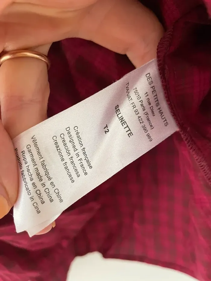 Chemise selinette des petits hauts taille 2 - photo numéro 4