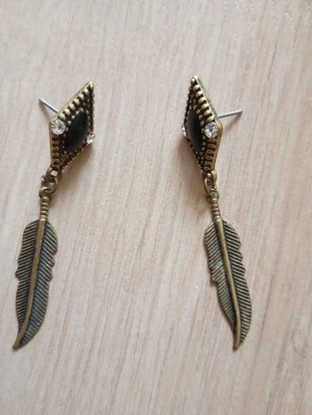 Clous d'oreilles bronze acier inoxydable