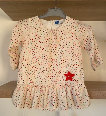 Robe chic bébé fille 9 mois .