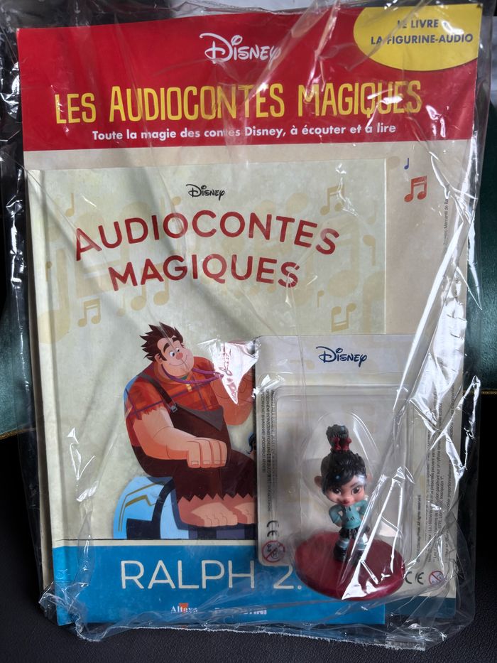 Figurine + Livre Ralph 2.0 n 64 Les Audiocontes Magiques Disney Altaya