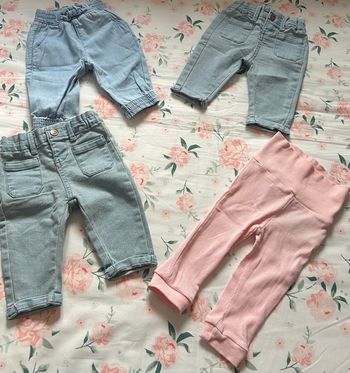 Lots pantalons bébé fille 