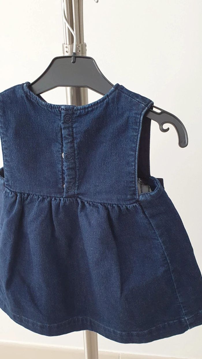 Robe jean petit bateau 12 mois - photo numéro 2