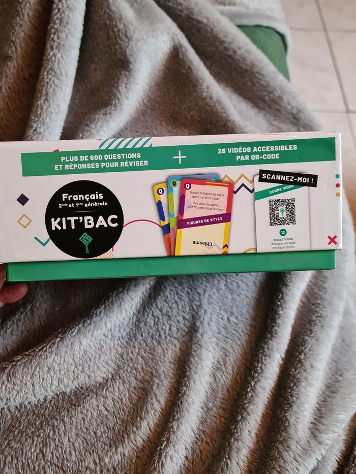 Boite à bac fiches révision bac français - photo numéro 3