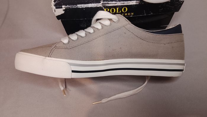 Baskets Polo Ralph Lauren - Toile grise -Taille 38 - photo numéro 8