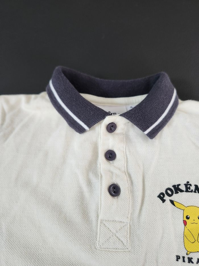 Polo t-shirt garçon pokemon pikachu 4 ans - photo numéro 2