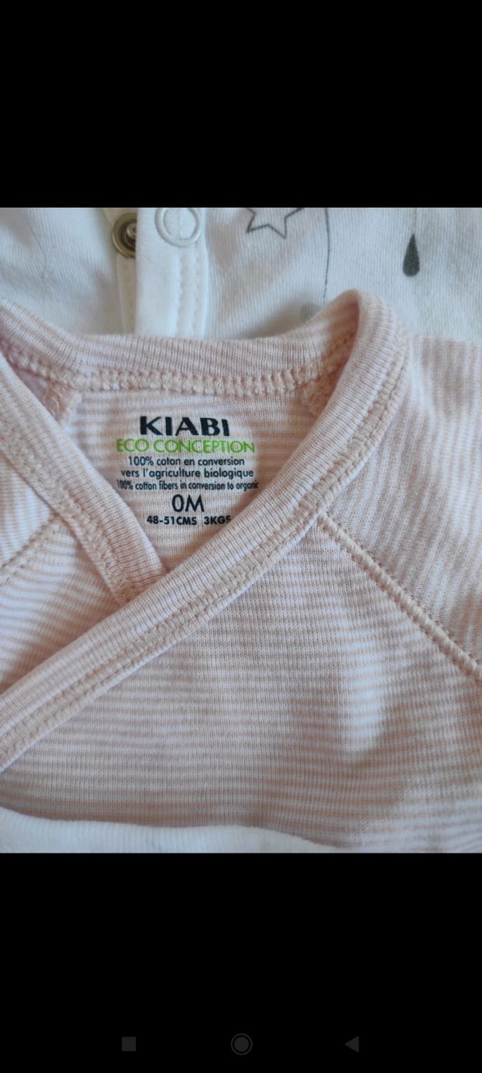 Lot 6 bodys naissance 50 cm - photo numéro 6