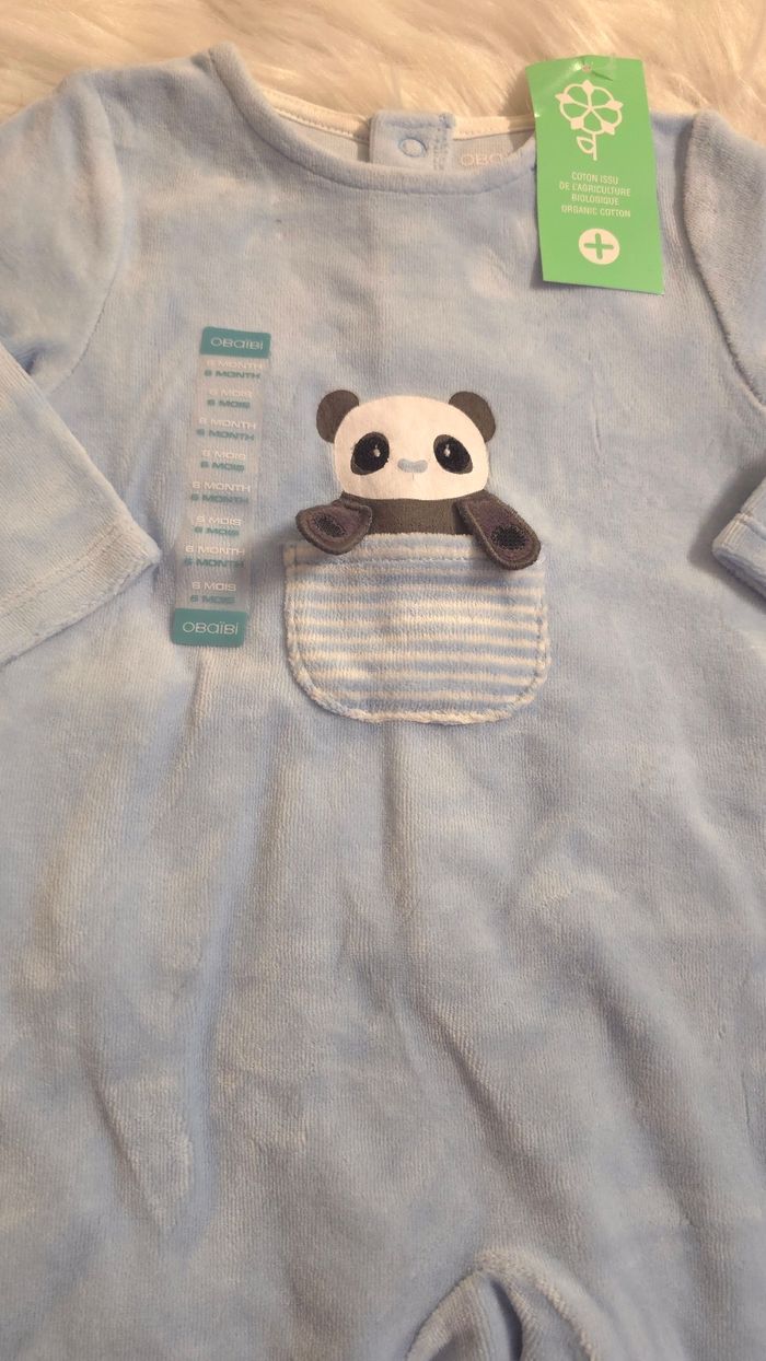 NEUF (non porté)🏷🤩😍💙💙superbe pyjama 6 mois garçon 💙😍🤩 - photo numéro 3